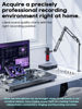 Picture of CACENCAN Boom Arm, 360° Rotatable Microphone Stand with Desk Mount, Foldable Desk Mic Arm with 3/8'' to 5/8'' Screw Adapter, Microphone Arm for Live Streaming, Gaming, Podcasting