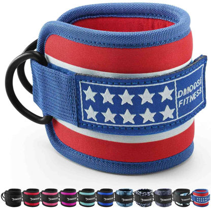 Picture of DMoose ankle strap for cable machine - One Size Fit with Premium Padding, workout ankle straps for cable machine, ankle straps for cable machine, Booty Workouts, Leg Extension, Hip Abductors
