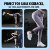 Picture of DMoose ankle strap for cable machine - One Size Fit with Premium Padding, workout ankle straps for cable machine, ankle straps for cable machine, Booty Workouts, Leg Extension, Hip Abductors
