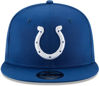 Picture of New Era NFL 9FIFTY Team Color Adjustable Snapback Hat Cap - One Size (US, Alpha, One Size, Indianapolis Colts - Blue)