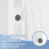 Picture of downluxe Waterproof White Shower Curtain Liner - EVA Soft Plastic Shower Liner with 3 Magnets, Shower Curtains for Bathroom, 72" x 72", White