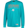 Picture of Ultra Game NFL Men's Active Quick Dry Long Sleeve T-Shirt, Miami Dolphins, Team Color, Medium