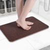 Picture of Hargiis Non-Slip Bathtub Mat, Anti Slip Shower Mat, Fast Drying Bathtub Mats, Foot Scrubber Mat, Anti Slip Mat for Tub, Floor, Bathroom, Kitchen, Home, Hotel (Brown 24"×16")