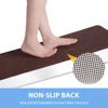 Picture of Hargiis Non-Slip Bathtub Mat, Anti Slip Shower Mat, Fast Drying Bathtub Mats, Foot Scrubber Mat, Anti Slip Mat for Tub, Floor, Bathroom, Kitchen, Home, Hotel (Brown 24"×16")