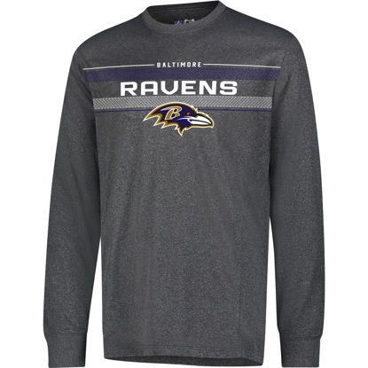 Picture of Ultra Game Men's Standard Active Lightweight Quick Dry Long Sleeve T-Shirt, Heather Charcoal 24