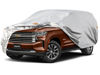 Picture of Kayme Large SUV Car Cover Waterproof All Weather for Automobiles, Outdoor Full Size SUV Cover Rain Sun UV Protection, Universal Fit for Chevrolet Tahoe, Lincoln MKT, GMC Envoy (207-214 inch)
