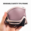Picture of Juli Ski Goggle/Snow Snowboard Goggles for Men, Women & Youth - 100% UV Protection Anti-Fog Dual Lens(Pink Frame Orange Len)