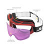 Picture of Juli Ski Goggle/Snow Snowboard Goggles for Men, Women & Youth - 100% UV Protection Anti-Fog Dual Lens(Red Frame Cherry Pink Len)