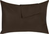Picture of Utopia Bedding Waterproof Pillow Protector Zippered (4 Pack) Standard Brown- Bed Bug Proof Pillow Encasement 20 x 26 Inches