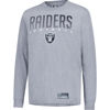Picture of Ultra Game NFL Official Adults Super Soft Game Day Long Sleeve T-Shirt - Unisex, Las Vegas Raiders, Heather Gray, Small
