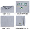 Picture of Ultra Game NFL Official Adults Super Soft Game Day Long Sleeve T-Shirt - Unisex, Las Vegas Raiders, Heather Gray, Small