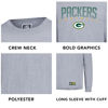 Picture of Ultra Game NFL Official Adults Super Soft Game Day Long Sleeve T-Shirt - Unisex, Atlanta Falcons, Heather Gray, Small