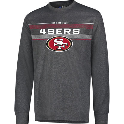 Picture of Ultra Game Men's Standard Active Lightweight Quick Dry Long Sleeve T-Shirt, Heather Charcoal 24