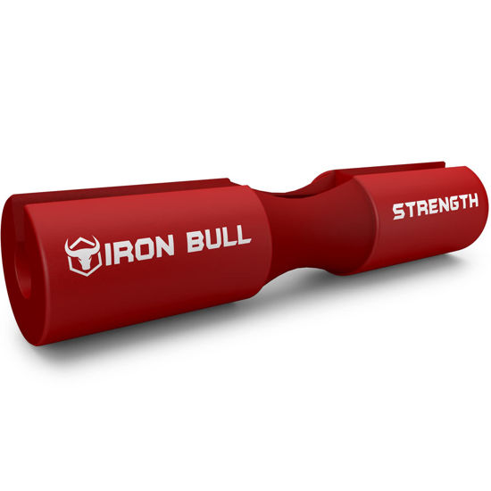 Picture of Advanced Squat Pad - Barbell Pad for Squats, Lunges & Hip Thrusts - Neck & Shoulder Protective Pad Support (Red)