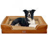 Picture of Comfort Expression Large Dog Beds Orthopedic Foam, Waterproof Dog Beds for Large Sized Dogs, Comfy Washable Pet Bed Sofa with Removable Cover & Non-Slip Bottom(Large,Caramel)