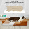 Picture of Comfort Expression Large Dog Beds Orthopedic Foam, Waterproof Dog Beds for Large Sized Dogs, Comfy Washable Pet Bed Sofa with Removable Cover & Non-Slip Bottom(Large,Caramel)