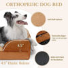 Picture of Comfort Expression Large Dog Beds Orthopedic Foam, Waterproof Dog Beds for Large Sized Dogs, Comfy Washable Pet Bed Sofa with Removable Cover & Non-Slip Bottom(Large,Caramel)