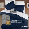 Picture of Utopia Bedding Duvet Cover Queen Size - 1 Duvet Cover with 2 Pillow Shams - 3 Pieces Bedding Duvet Cover with Zipper Closure - Soft Brushed Microfiber, 90 X 90 Inches (Queen, Navy)