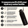 Picture of Hydracy Water Bottle with Time Marker - 500 ml 17 Oz BPA Free Water Bottle - Leak Proof & No Sweat Gym Bottle with Fruit Infuser Strainer - Ideal for Fitness or Sports & Outdoors