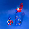 Picture of Zak Designs Sonic the Hedgehog Sage Kids Water Bottle For School or Travel, 19oz Stainless Steel Water Bottle With Straw, Handle, and Leak-Proof, Pop-Up Spout Cover (Sonic & Shadow)