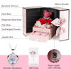 Picture of ADDWel Valentines Day Gifts for Her, Romantic Preserved Roses Forever Flowers with Sterling Silver Necklace for Wife Girlfriend on Birthday Anniversary Mothers Day