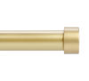 Picture of VOIIY Gold Curtain Rods for Windows 66 to 120 Inch(5.5-10 Feet),1" Diameter Drapery Rods with Modern Style End Cap Finials,Size:36-120 Inch