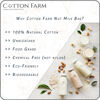 Picture of Cotton Farm - Ultra Dense Cheesecloth Bag - Nut Milk Bag - XL 14x14 Inch, All Purpose Bag for Cheese Making, Straining, Storage, Sprouting and more, 100% Unbleached Cotton, Washable & Reusable