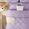 Picture of CozyLux Full Comforter Set with Sheets 7 Pieces Bed in a Bag Light Purple All Season Lavender Bedding Sets with Comforter, Pillow Shams, Flat Sheet, Fitted Sheet and Pillowcases