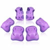 Picture of Kids/Youth Knee Pad Elbow Pads Guards Protective Gear Set for Roller Skates Cycling BMX Bike Skateboard Inline Skatings Scooter Riding Sports (Purple, Small (3-8 years))