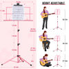 Picture of CAHAYA Sheet Music Stand Folding Music Stand Portable with Carrying Bag for Books Notes Pink CY0204-1