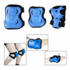 Picture of Kids/Youth Knee Pad Elbow Pads Guards Protective Gear Set for Roller Skates Cycling BMX Bike Skateboard Inline Skatings Scooter Riding Sports (Black / Blue, Medium(9-15 years))