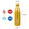 Picture of BJPKPK Water Bottles 25oz Insulated Stainless Steel Water Bottle-BPA Free, Shining Gold