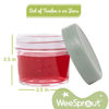 Picture of WeeSprout Glass Baby Food Storage Jars w/Lids (4 oz, 12 Pack Set) Snack, Puree, Reusable Small Containers, Breast Milk, Fridge or Freezer, Microwave & Dishwasher Safe, Essential Must Have for Infants