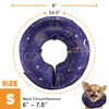 Picture of BENCMATE Protective Inflatable Collar for Dogs and Cats - Soft Pet Recovery Collar Does Not Block Vision E-Collar (Constellation, Small)