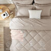 Picture of CozyLux King Comforter Set with Sheets 7 Pieces Bed in a Bag Linen All Season Bedding Sets with Comforter, Pillow Shams, Flat Sheet, Fitted Sheet and Pillowcases