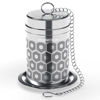 Picture of Reinmoson Tea Strainers for Loose Tea, Extra Fine Mesh Tea Infuser, 304 Stainless Steel & Updated Slim Threaded Lid, Loose Leaf Tea Steeper for Black Tea, Rooibos, etc