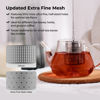 Picture of Reinmoson Tea Strainers for Loose Tea, Extra Fine Mesh Tea Infuser, 304 Stainless Steel & Updated Slim Threaded Lid, Loose Leaf Tea Steeper for Black Tea, Rooibos, etc
