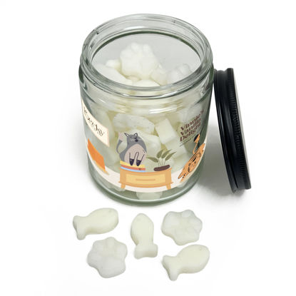 Picture of Vanilla Pet Odor Eliminator Scented Wax Melts Wax Cubes for Home | Vanilla Scented, Non Toxic, Odor Eliminating, Melt Cubes | Dog, Cat, and Pet Odor Eliminator Wax Melt Warmer Cubes for Home