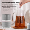 Picture of Reinmoson Large Tea Infuser for Loose Tea & Spice Infuser for Cooking, Extra Fine Mesh Tea Strainers, 304 Stainless Steel Steeper for Black Tea, Rooibos, etc