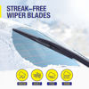 Picture of 5 PLUS Rear Wiper Blade 16 inch (16-B),Replacement for Honda Odyssey 2023 2022 2021 2020 2019 2018 2017 2016-2005 Passport 2023-2019 Insight 2011 2010 Back Windshield +More
