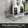 Picture of Moforoco Adhesive Shower Caddy Organizer Shelves Rack - 5 Pack Corner Bathroom Storage Organization, Home & Kitchen Decor Inside RV Accessories, Hanging First Apartment Household Camper Essentials