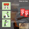 Picture of DIBBATU Fire Blanket for Home and Kitchen, Fire Blankets Emergency for Home, Emergency Fire Blankets Retardant for House, Fireproof Blanket, Survival FireBlanket for Kitchen,Fireplace, Grill, BBQ