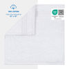 Picture of Cotton Paradise 100% Cotton Turkish Washcloths for Bathroom 4 Piece Soft Absorbent Small Hand Face Towels Fluffy Wash Rags for Body, White Wash Cloths