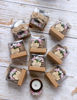 Picture of Ju's Favors Wooden Candle Holders (Set of 10), Baby Christening Favors, Girl Christening Favors, Baby Christening Party Favors for Guests. (Dark-pink baby)