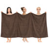 Picture of Cotton Paradise Oversized Bath Sheet, 100% Cotton 40x80 Clearance Bath Towel Sheet, Turkish Extra Large Bath Towel for Bathroom, Brown Bathsheet