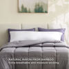 Picture of Bedsure Body Pillow Cover - Rayon Derived from Bamboo, Long Cooling Pillow Cases for Hot Sleepers, Soft & Breathable Body Pillow Pillowcase with Envelope Closure, 1 Pack, White, 20x54 Inches