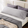 Picture of Bedsure Body Pillow Case Cover - Rayon Made from Bamboo, Long Cooling Pillow Cases, Soft & Breathable Body Pillowcase with Envelope Closure, Gift for Women or Men, Light Grey, 1 Pack, 20x54 Inches