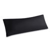 Picture of Bedsure Body Pillow Cover - Black Long Cooling Pillow Cases, 100% Rayon Derived from Bamboo, Soft & Breathable Body Pillowcase with Envelope Closure, Gifts for Women or Men, 1 Pack, 20x54 Inches
