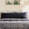 Picture of Bedsure Body Pillow Cover - Black Long Cooling Pillow Cases, 100% Rayon Derived from Bamboo, Soft & Breathable Body Pillowcase with Envelope Closure, Gifts for Women or Men, 1 Pack, 20x54 Inches