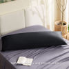 Picture of Bedsure Body Pillow Cover - Black Long Cooling Pillow Cases, 100% Rayon Derived from Bamboo, Soft & Breathable Body Pillowcase with Envelope Closure, Gifts for Women or Men, 1 Pack, 20x54 Inches
